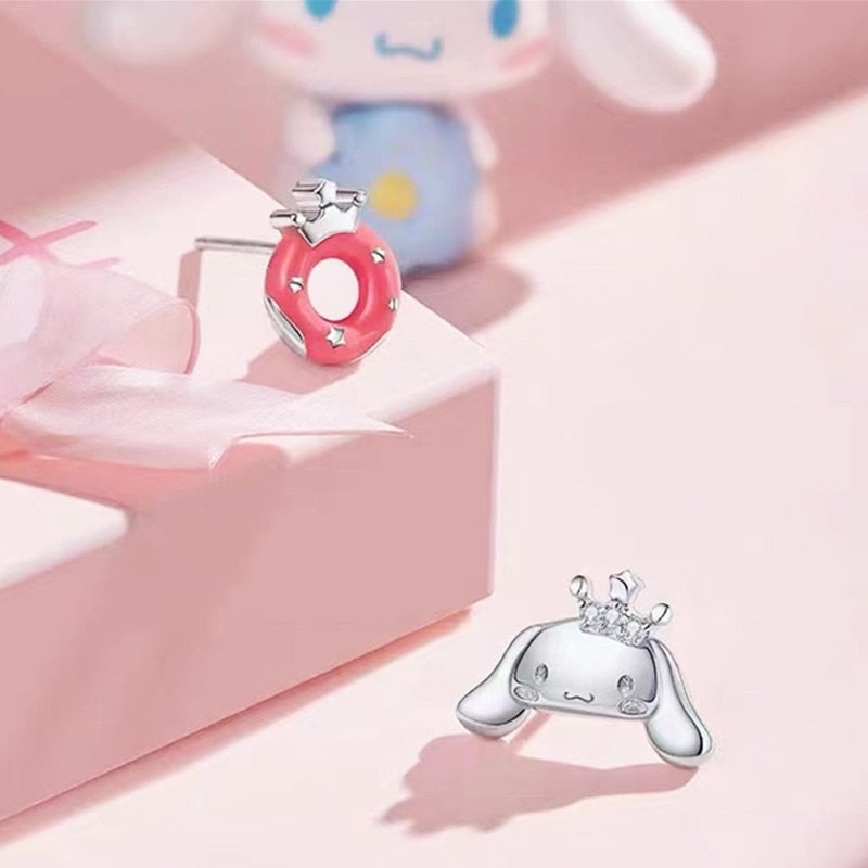 Cinnamoroll Asymmetric Stud Earrings