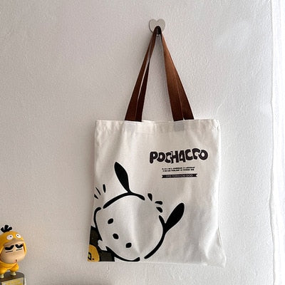 Pochacco Tote Bag – Spacious & Adorable for Everyday Use