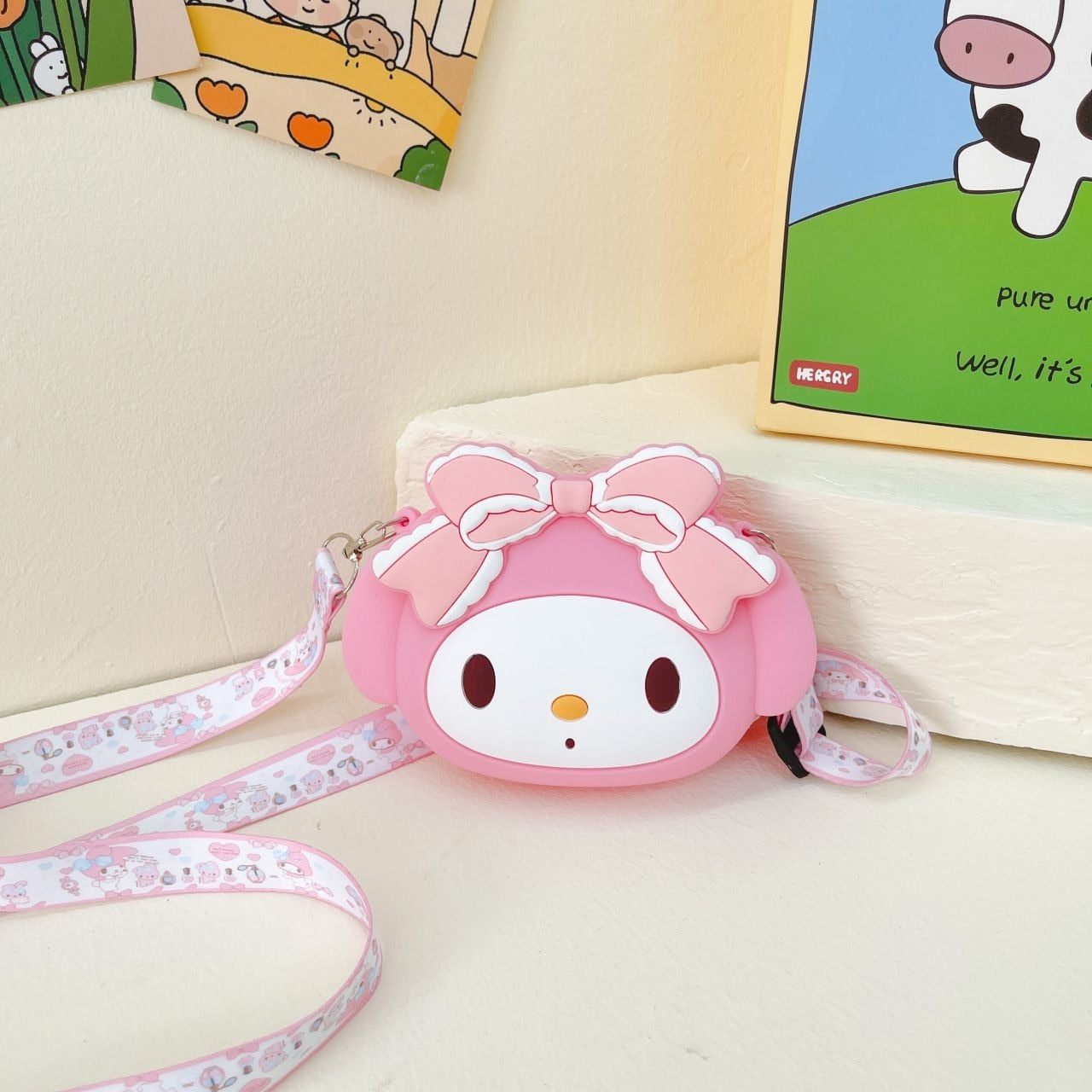 Sanrio silicone messenger bag