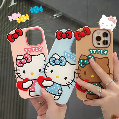 Hello Kitty Silicone Phone Case | iPhone 11 Silicone Case 