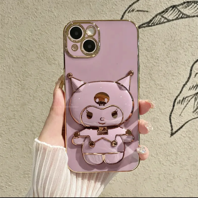 Kuromi Samsung Phone Case With Mirror