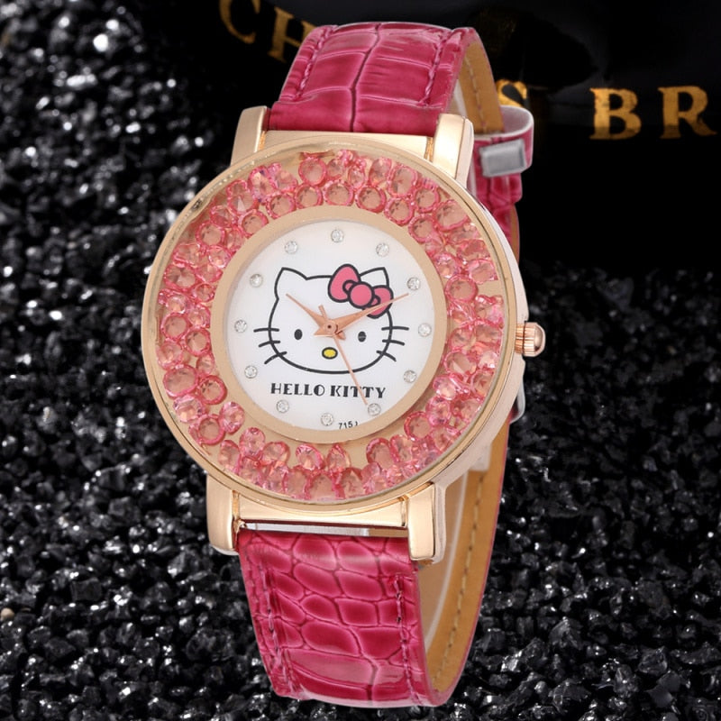 Hello Kitty Kids Rhinestones Watch