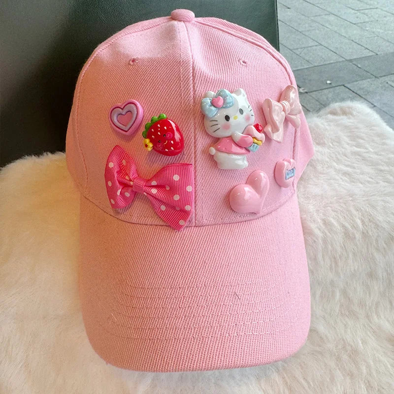 Cute Hello Kitty 3D Cap