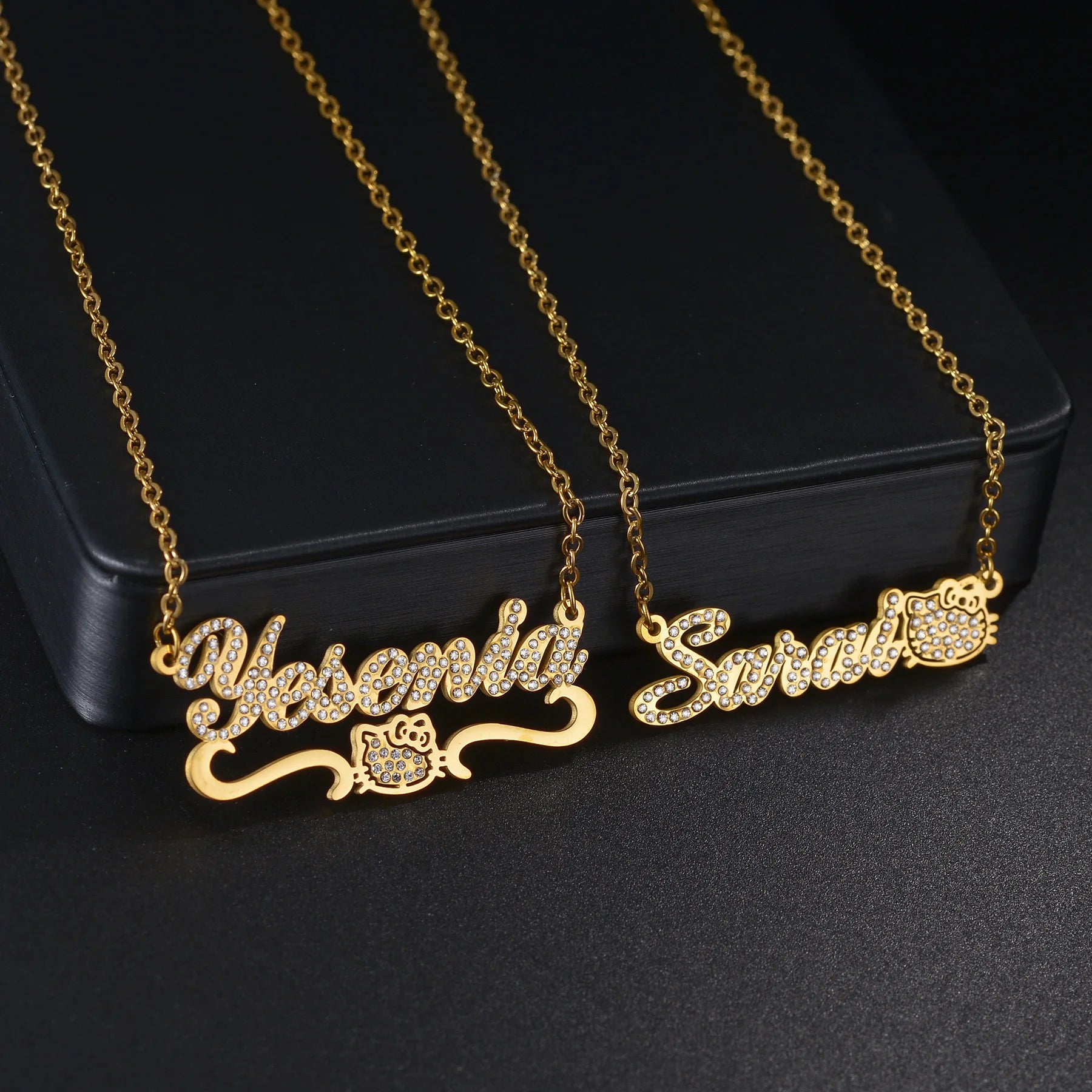 Hello Kitty Custom Name Necklace