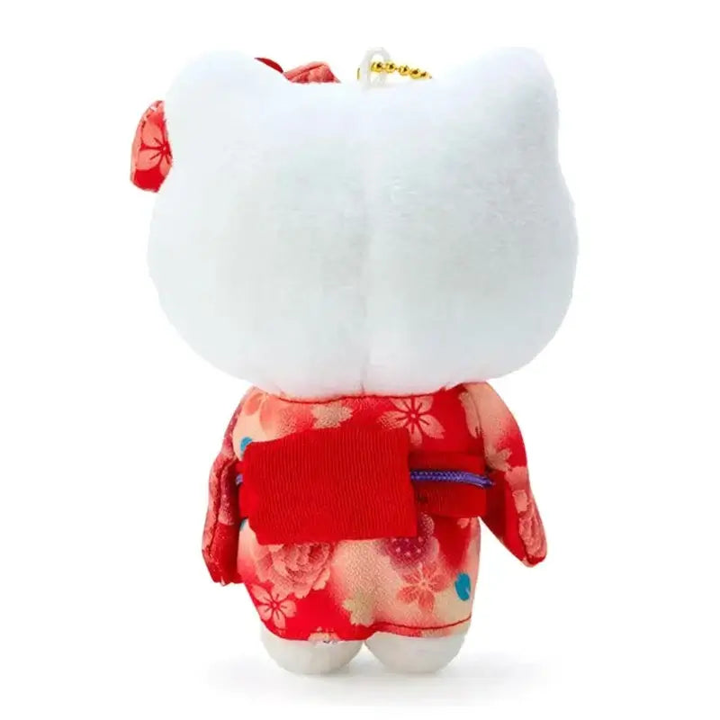 Hello Kitty Sakura Kimono Plush Keychain