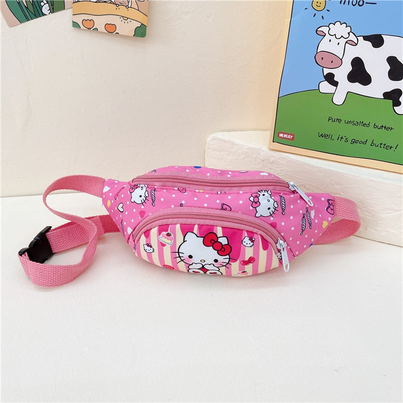 Hello Kitty Waist Bag - Cute Crossbody Coin Purse for Girls