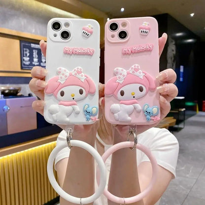 Cinnamoroll Samsung Case with Mirror | Chic & Convenient