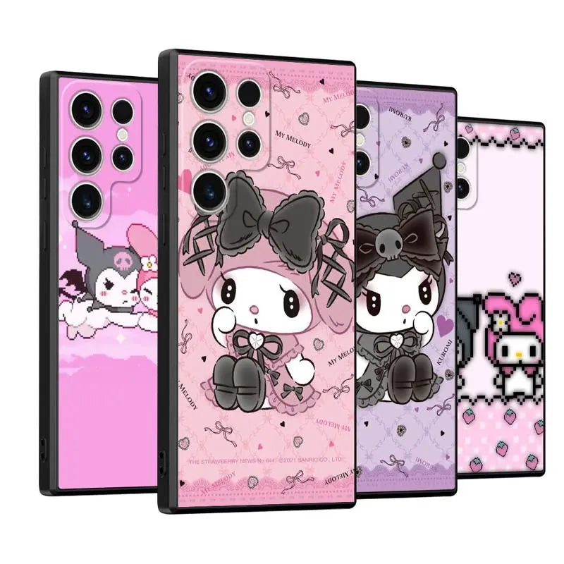 Kuromi x My Melody Samsung Case With a Bow