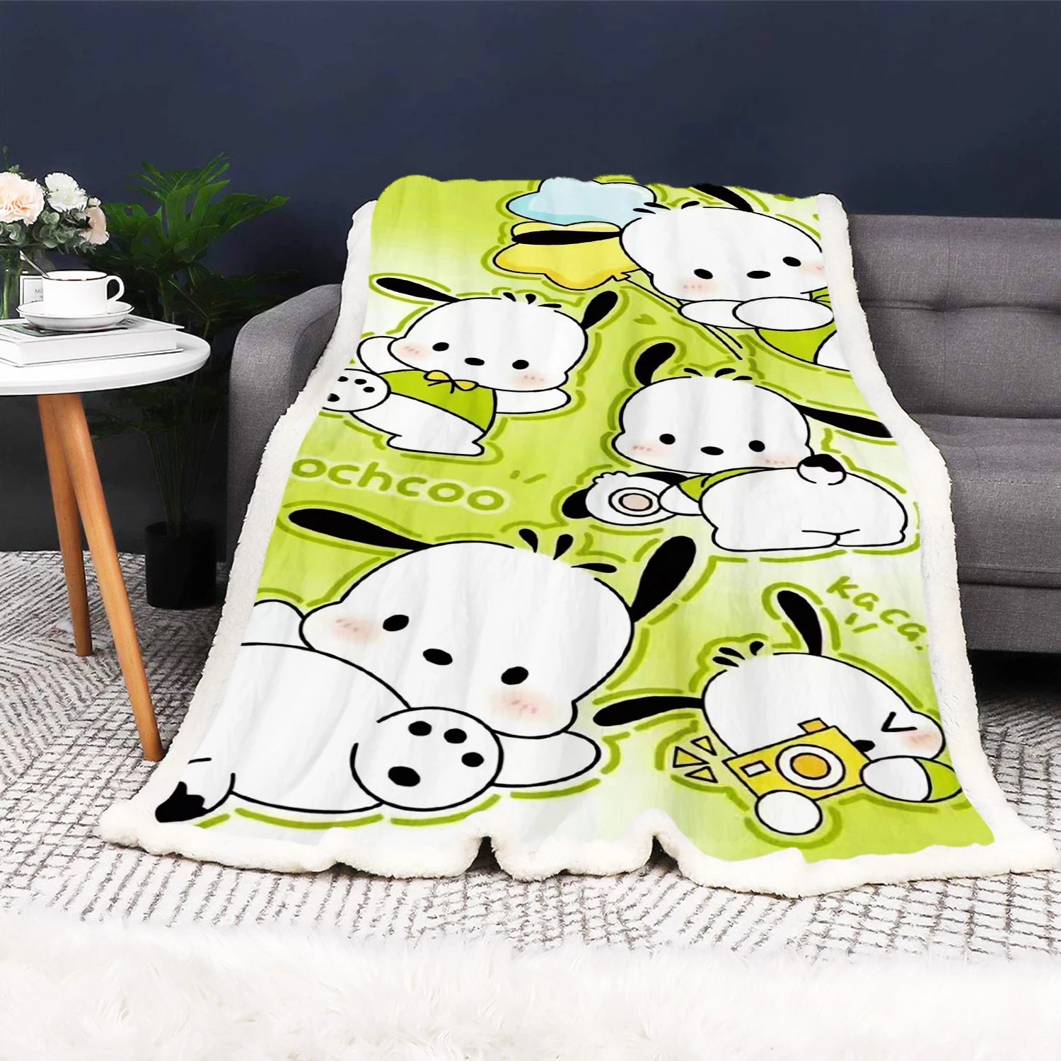 Pochacco Cozy in Blanket