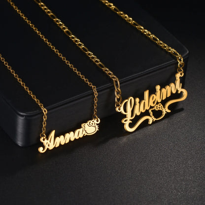 Hello Kitty Custom Name Necklace