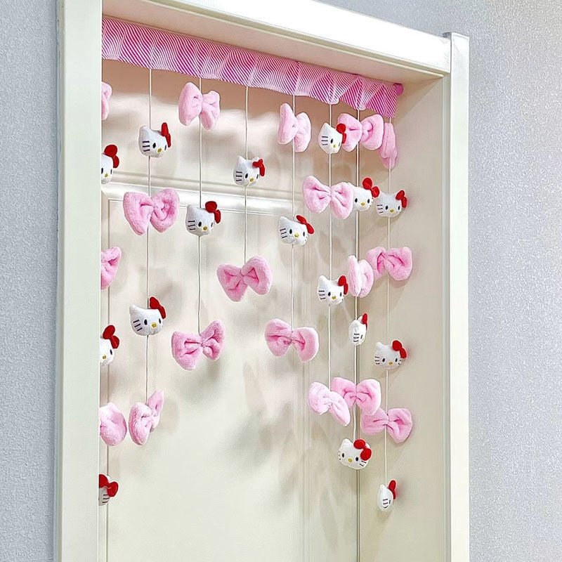 Sanrio Hello Kitty Cute Plush Doll Curtain