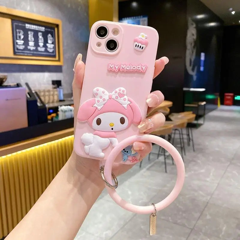 Cinnamoroll Samsung Case with Mirror | Chic & Convenient