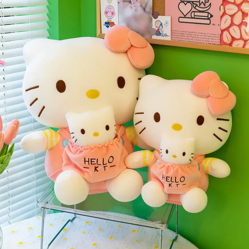 Hello Kitty Mother and Child Plushies