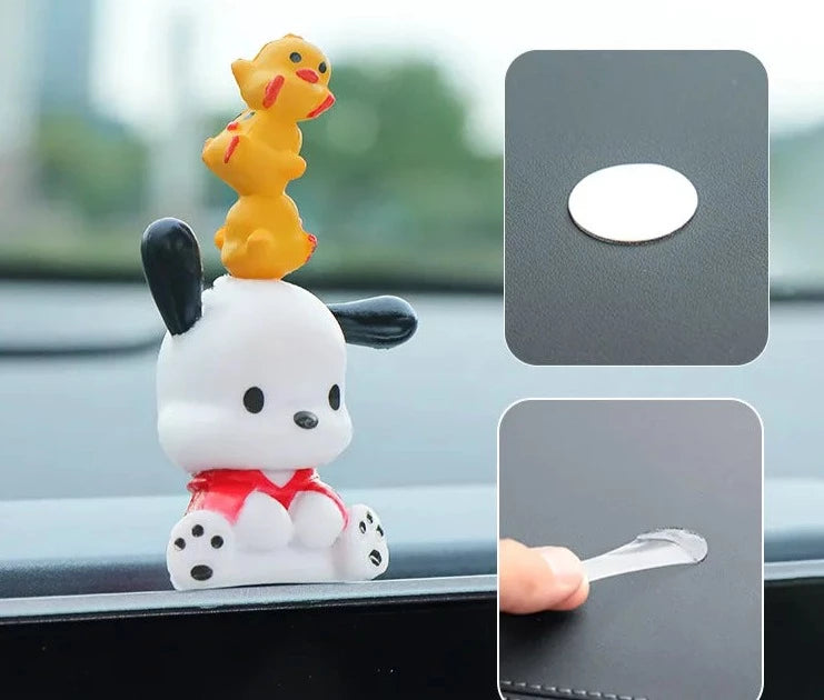 Pochacco Action Figure Car Decoration