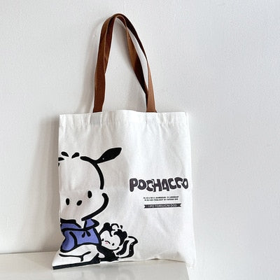 Pochacco Tote Bag – Spacious & Adorable for Everyday Use