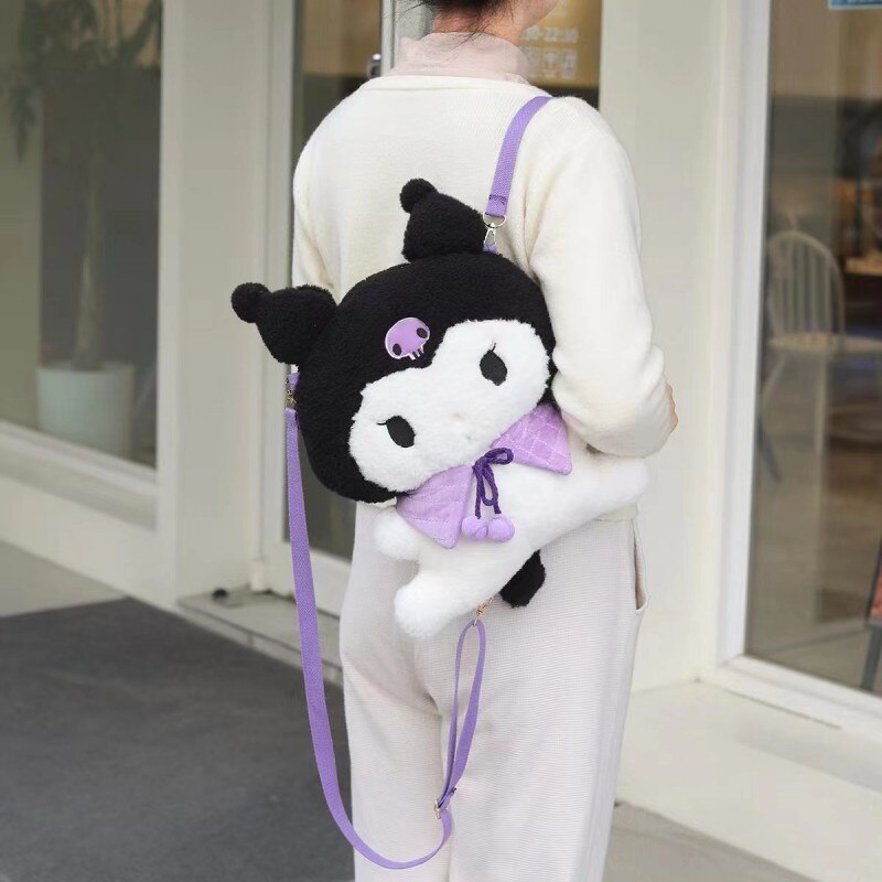 Kawaii Sanrio Plush Backpack – Soft, Cute, and Functional