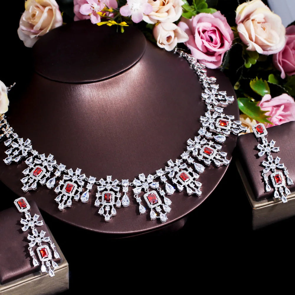 Wedding Necklace and Earrings | Designer Bridal Jewelry