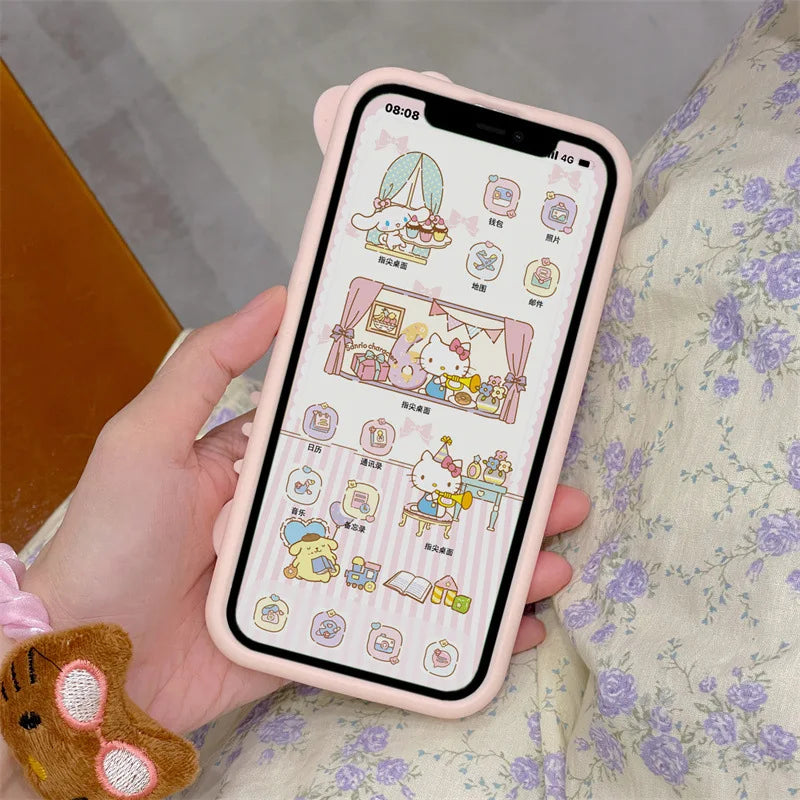 Hello Kitty Silicone Phone Case | iPhone 11 Silicone Case 