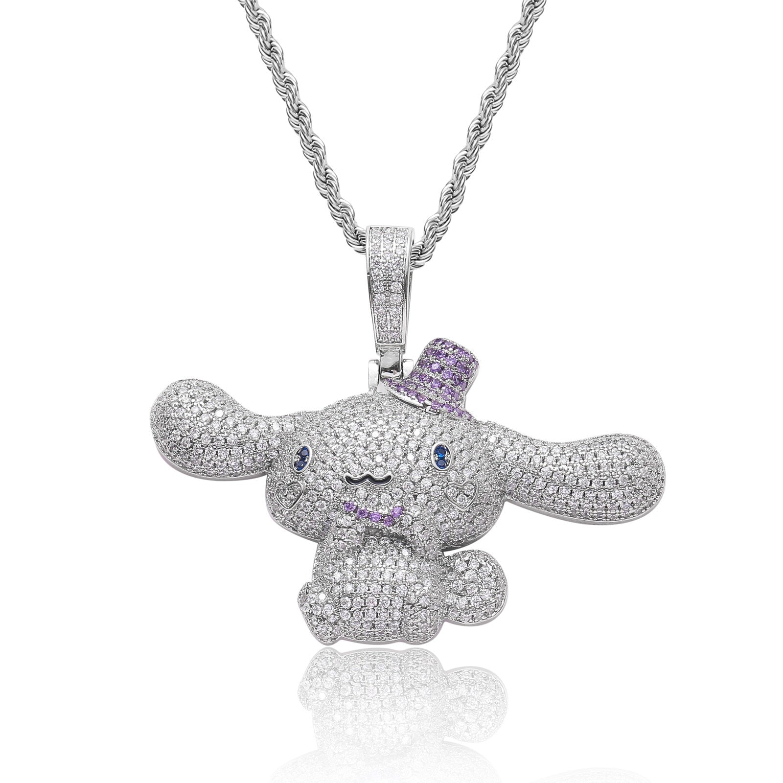 Bling Hello Kitty Y2k Hip Hop Necklace