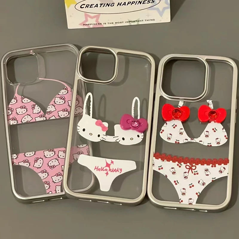 Hello Kitty iPhone Case | Bikini Design Cover | Cute