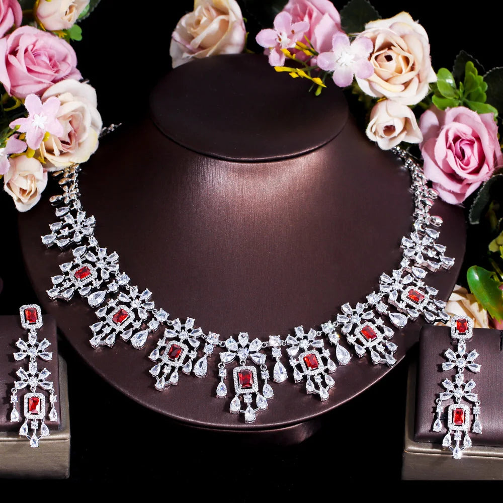 Wedding Necklace and Earrings | Designer Bridal Jewelry