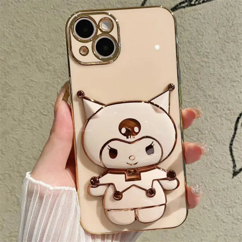 Kuromi Samsung Phone Case With Mirror