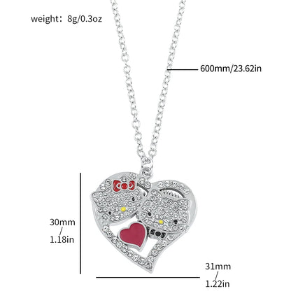 Hello Kitty Heart Necklace