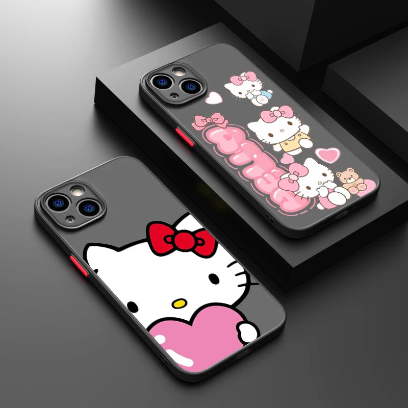 Hello Kitty Black Phone Case