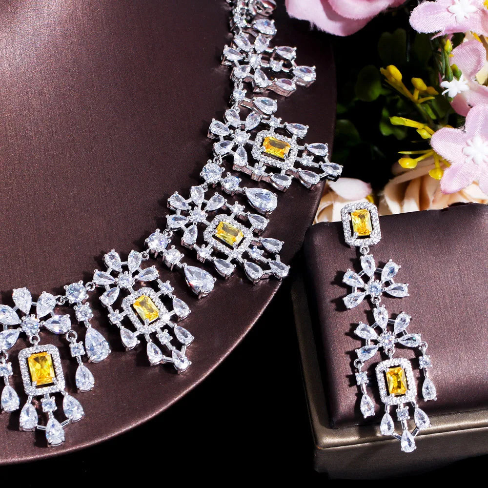 Wedding Necklace and Earrings | Designer Bridal Jewelry