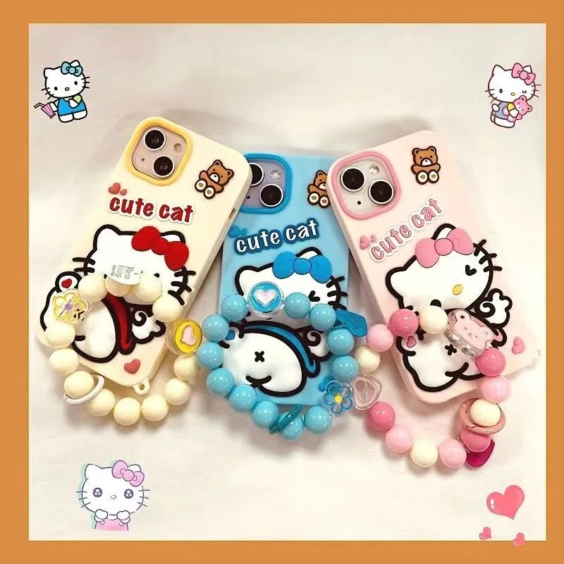 Hello Kitty 3D Case with Pendant | Unique | Stylish Protection