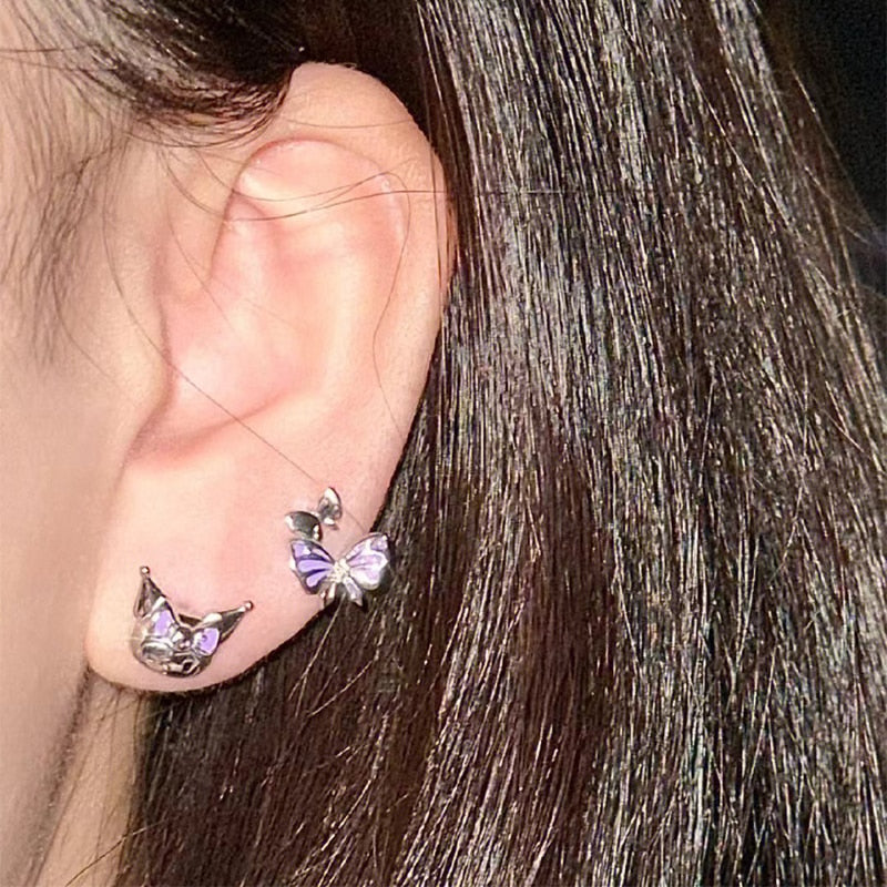 Kuromi Stud Earrings