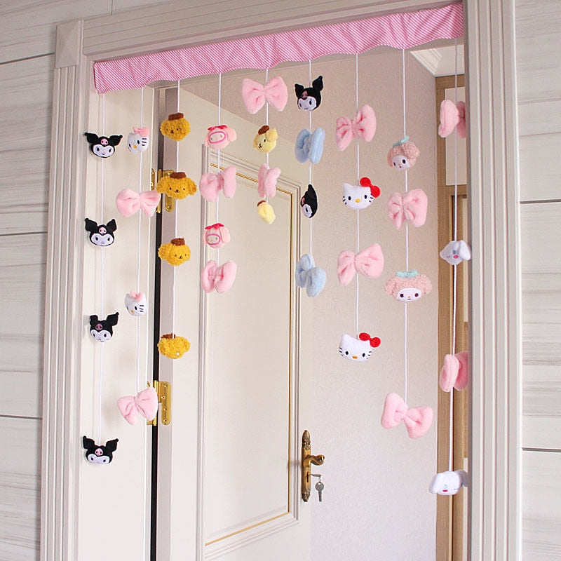 Sanrio Hello Kitty Cute Plush Doll Curtain