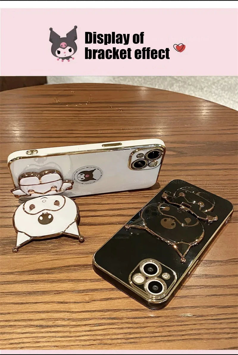 Kuromi Samsung Phone Case With Mirror