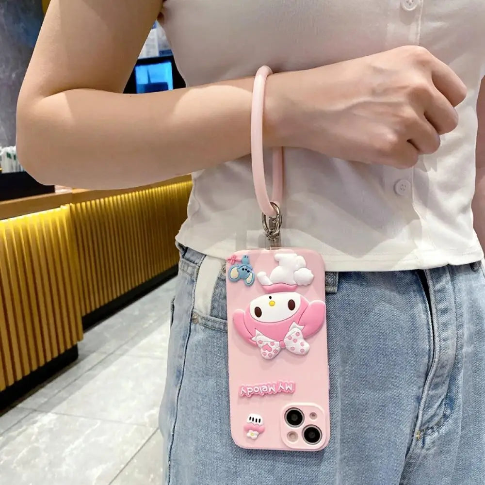 Cinnamoroll Samsung Case with Mirror | Chic & Convenient