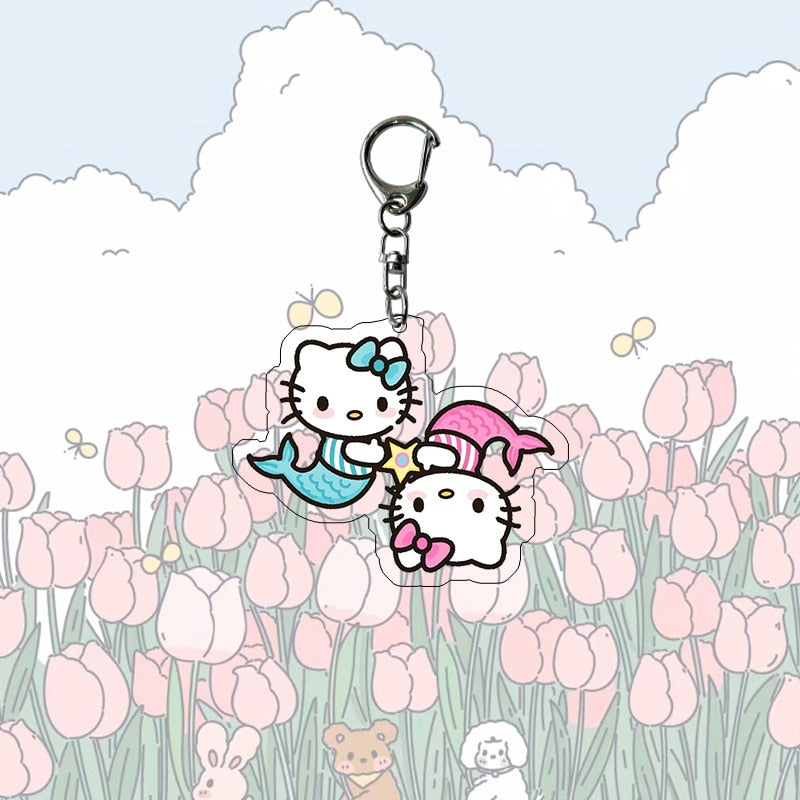 Zodiac Hello Kitty Keychain