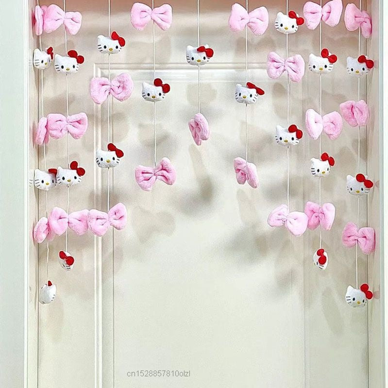 Sanrio Hello Kitty Cute Plush Doll Curtain