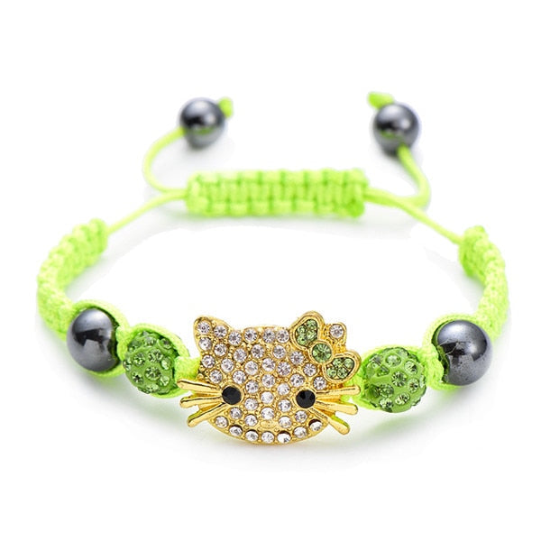 Hello Kitty Sanrio Diamond Beads Bracelet