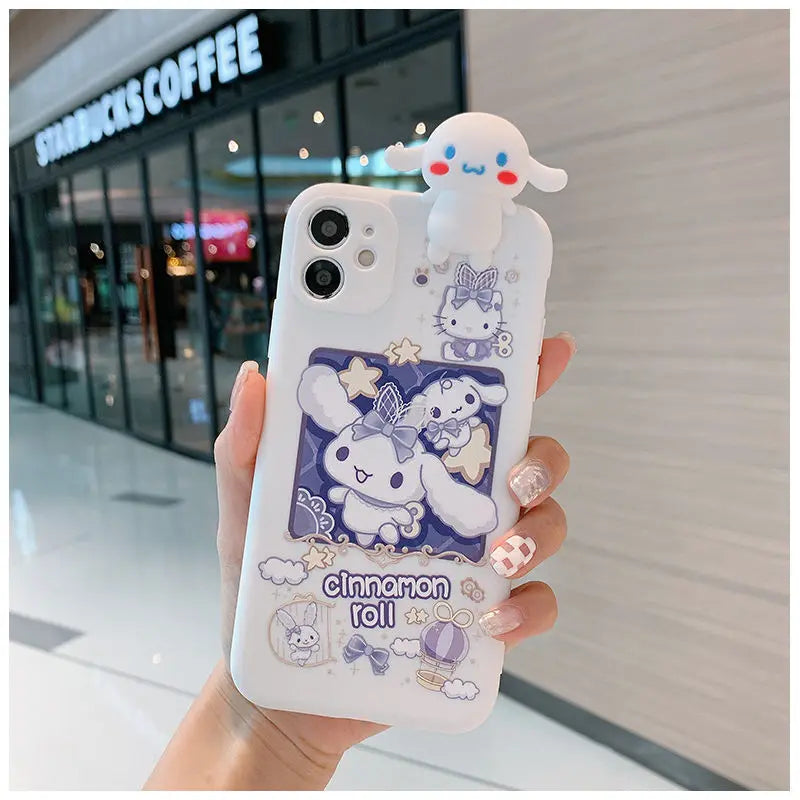 Cinnamoroll Samsung Phone Case With Mirror