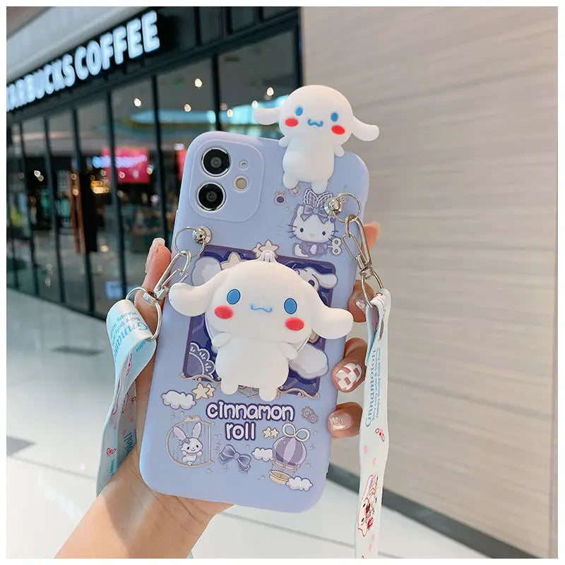 Cinnamoroll Samsung Case with Mirror | Chic & Convenient