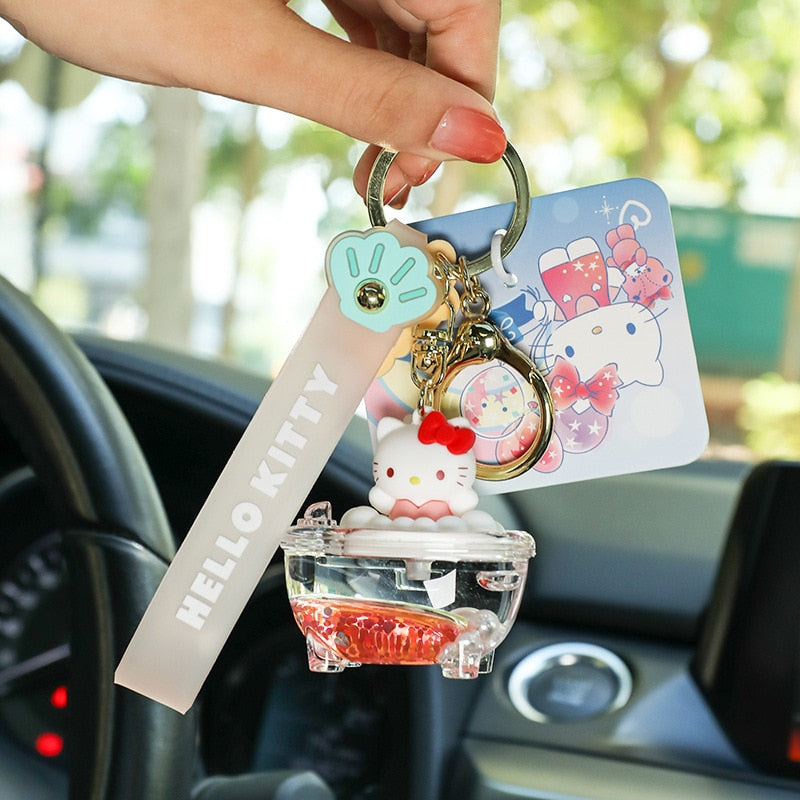 Sanrio Bathtub Keychain