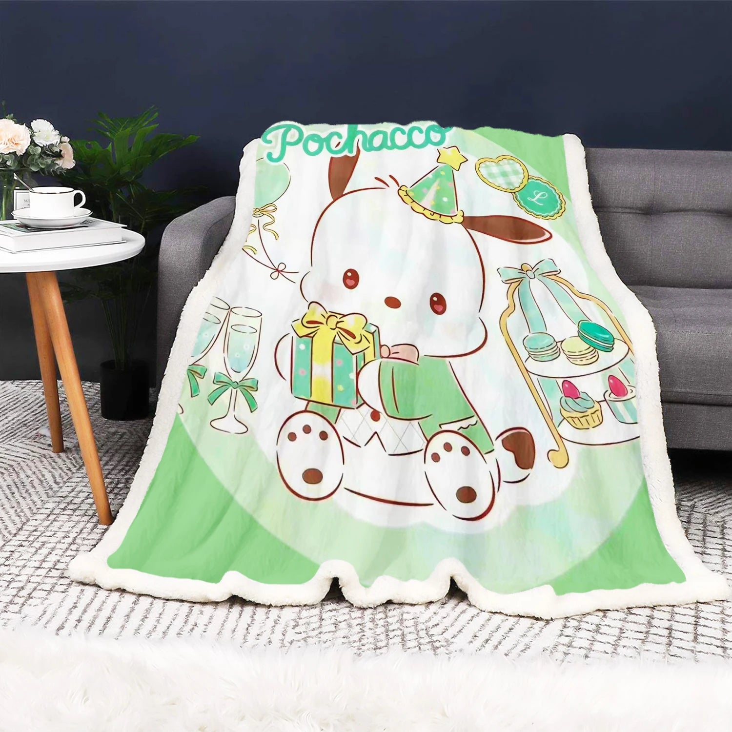 Pochacco Cozy in Blanket