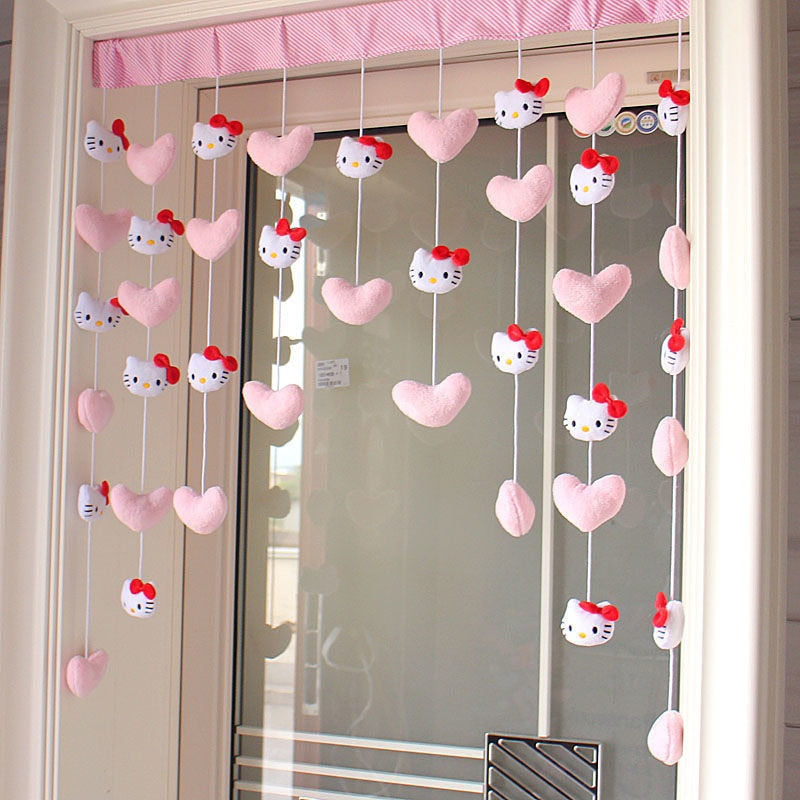 Sanrio Hello Kitty Cute Plush Doll Curtain