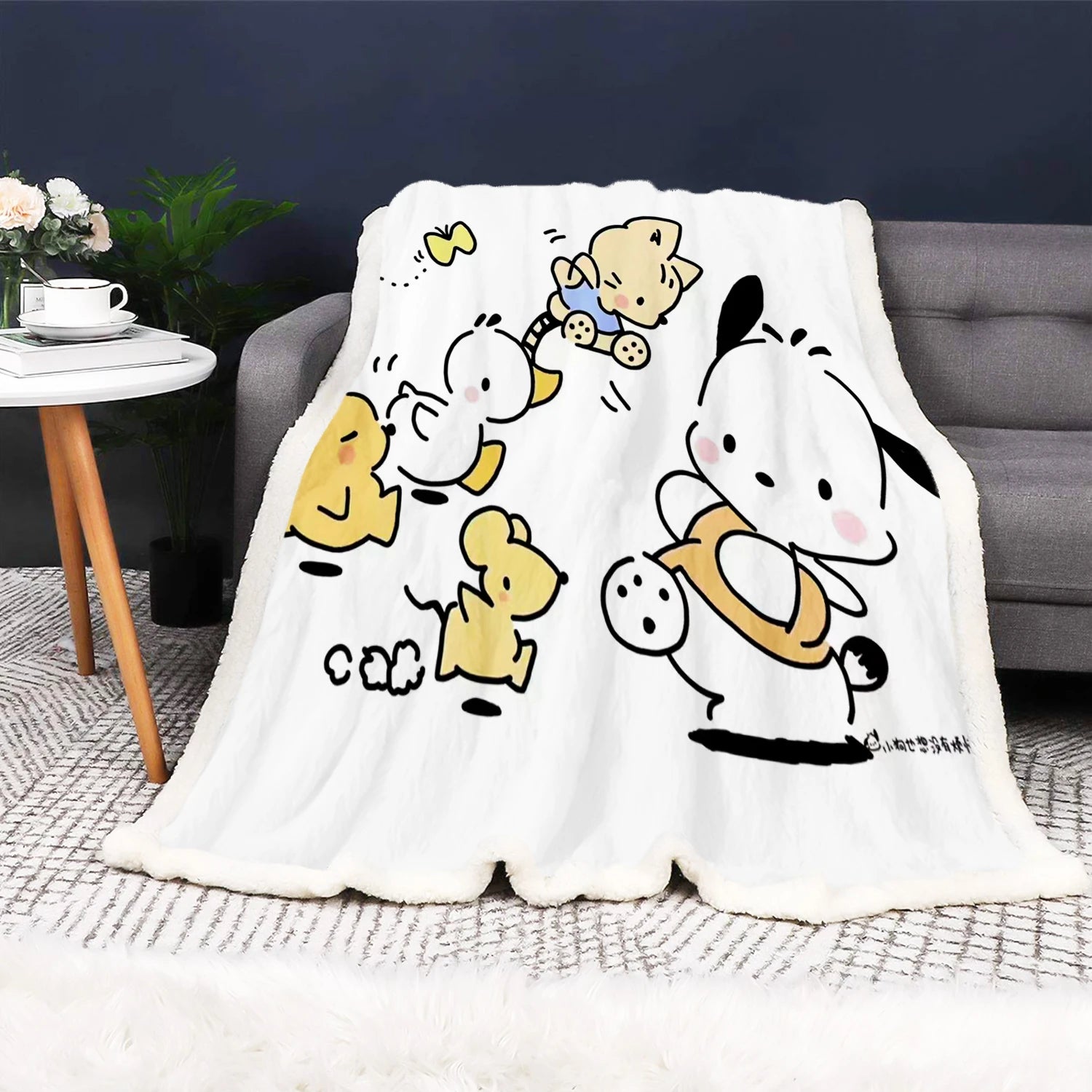 Pochacco Cozy in Blanket