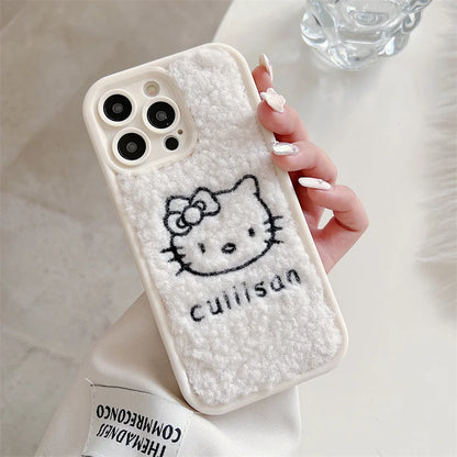 Hello Kitty Plush Case | Samsung A Series | Stylish Protection