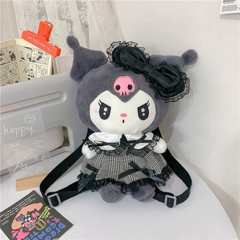 Adorable Kuromi Plush Backpack – Perfect for Fans