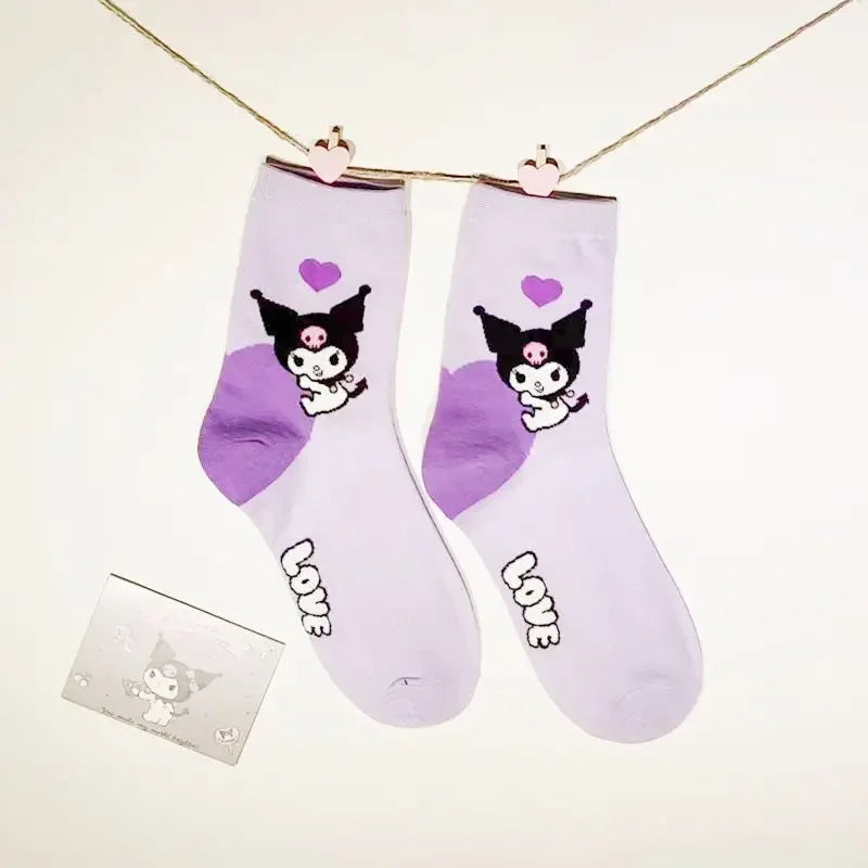 Sanrio Girl Socks 5 Pairs