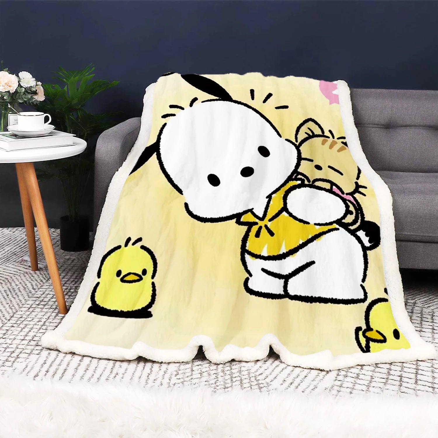 Pochacco Cozy in Blanket