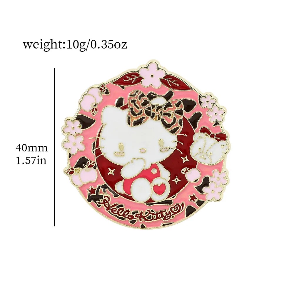 Kawaii Sanrio Christmas Lapel Pins