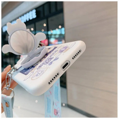 Cinnamoroll Samsung Case with Mirror | Chic & Convenient