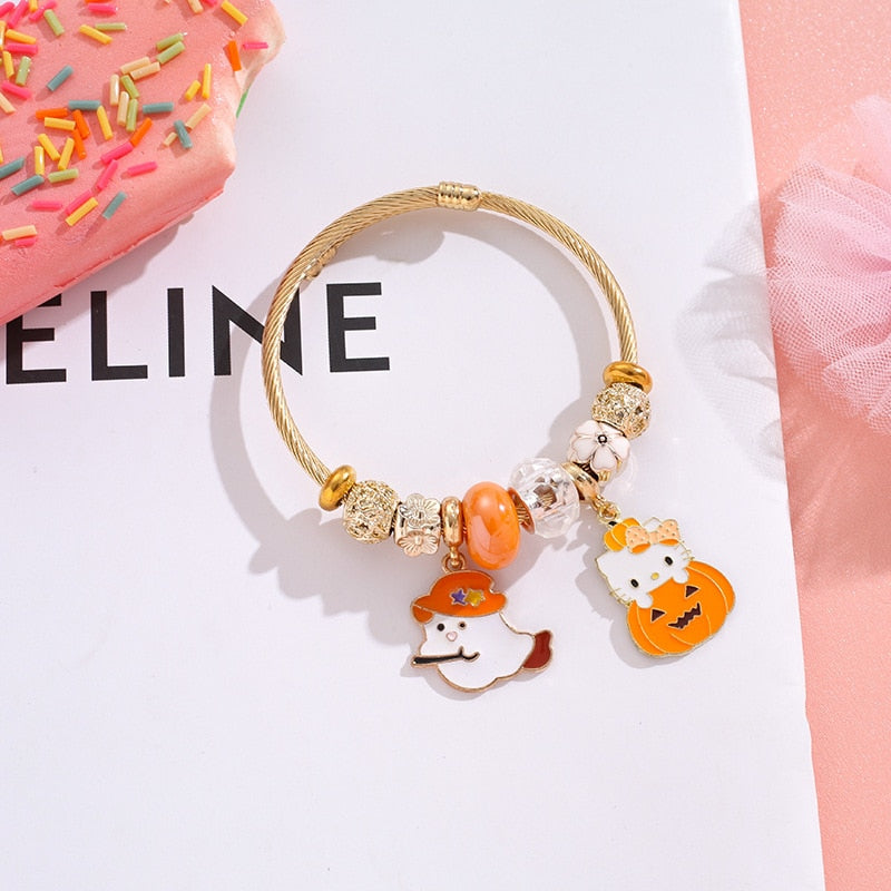 Sanrios Halloween Beaded Bracelet